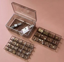 Органайзер для хранения ТАРТИ ТАН, цвет прозрачный, три отделения1318577см (упаковка коробка)_10