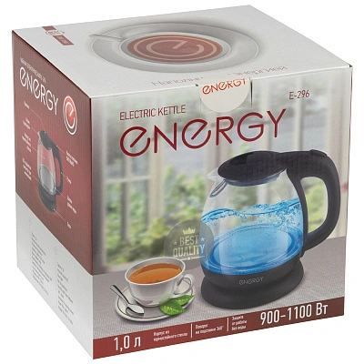 Чайник стеклянный 1л ENERGY E-296 _2