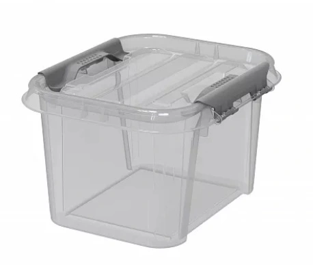 Контейнер универсальный с крышкой для хранения "ПРОФИ КОМФОРТ", прозрачный, 22*18,5*13,5см, 3л