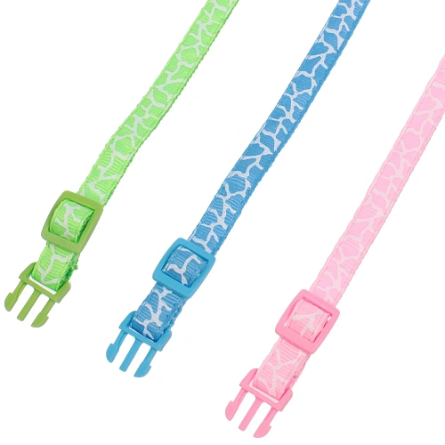 Ошейник с колокольчиком 119-32см Zoo City-Саванна микс цветов CC19 Ultramarine_9