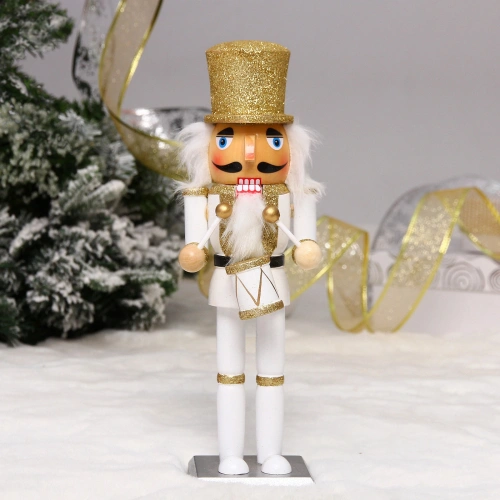 Фигурка новогодняя "Щелкунчик - Снежный солдат" 8*7,5*25,5 см