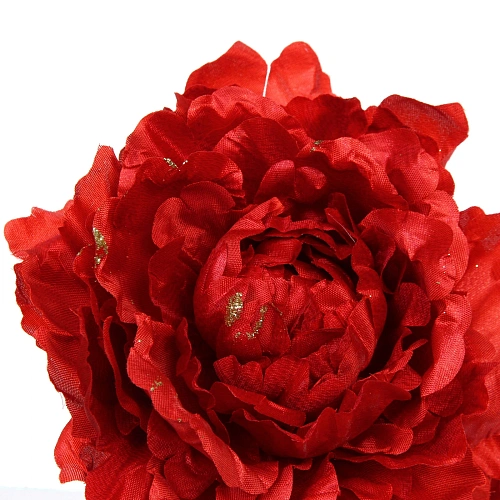 Искусственные цветы FLOWERS GLAMOUR 60см Пионы 2 цветка красные_4