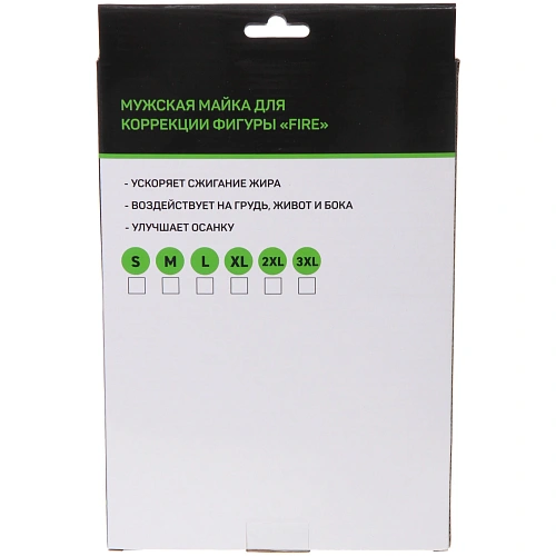Майка для похудения Fire, размер XL, Черный_26