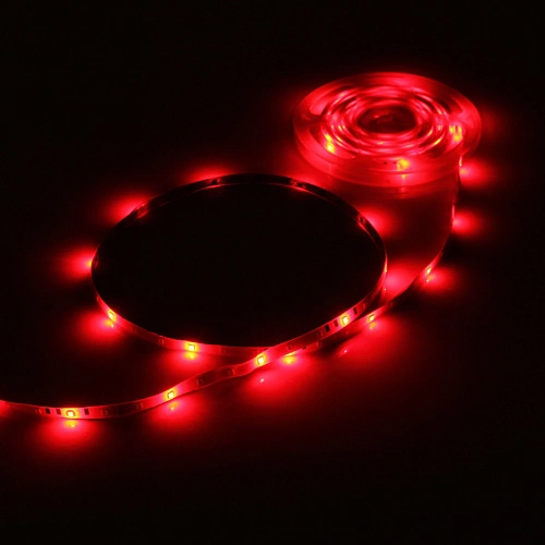 Лента светодиодная самоклейка 5м8мм, 300 ламп LED, 8 реж, с пультом, степень защиты IP64, RGB (арт542-132)_9