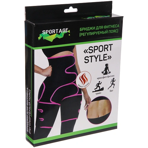 Бриджи для похудения Sport style, размер S, Черный_5