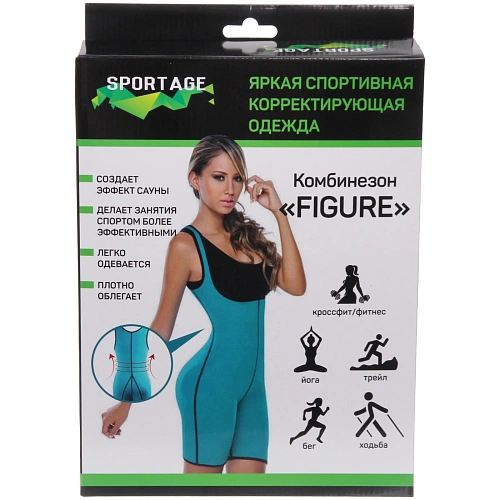 Комбинезон для похудения Figure, размер M, Мятный_5