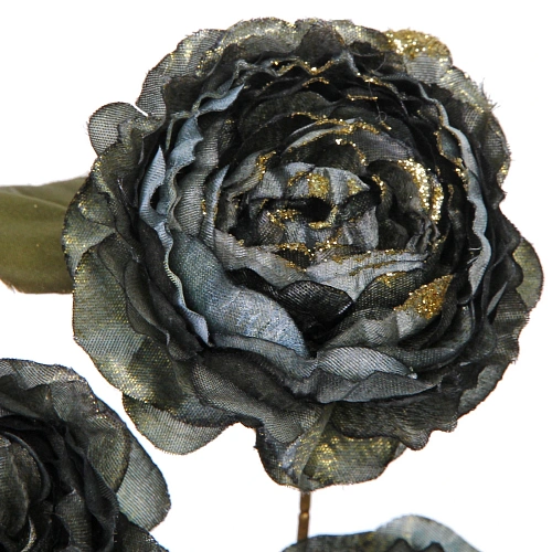 Искусственные цветы FLOWERS GLAMOUR 63см Пионы 3 цветка зеленые_4