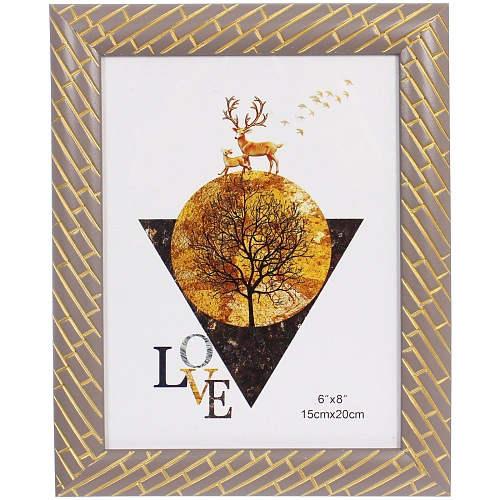 Фоторамка 1520см Флоренция коричневый, пластик_4