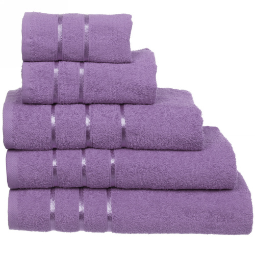 Полотенце махровое 30*30см "LUNA" цвет сиреневый 10250 плотность 360гр/м2