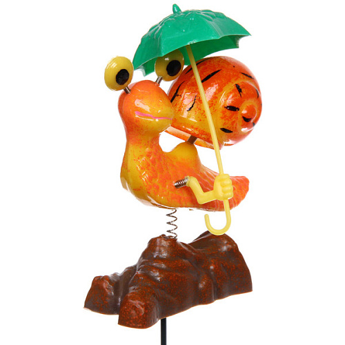 Фигура на спице Улитка с зонтиком 60 см (фигура 138 см), микс_9