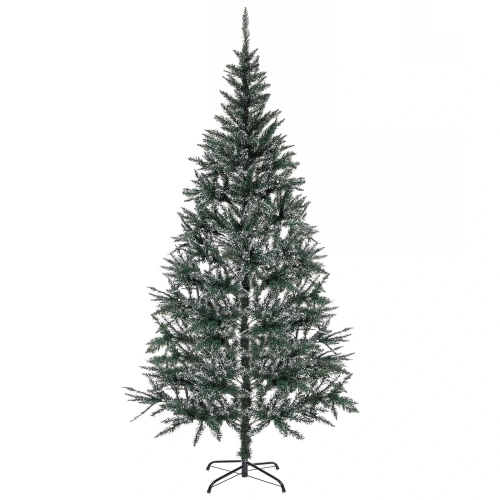 Ёлка "Рождественское чудо" 240 см, ПВХ (1000 веток),  белый иней