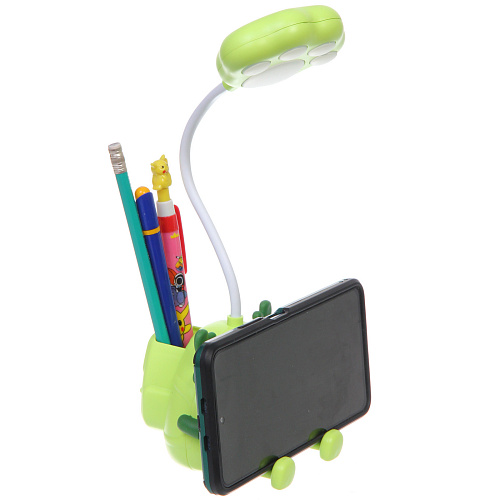 Настольная лампа Милая зверушка LED 11,58,631 см, USB 06w 5V, Салатовый_11