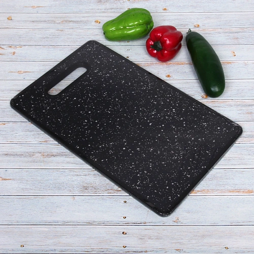 Доска разделочная пластиковая Stone 23371см Песок темный, прямоугольная_3