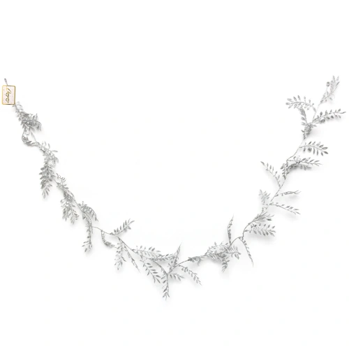 Украшение новогоднее "Сияющий росток" 1,80 м, Серебро