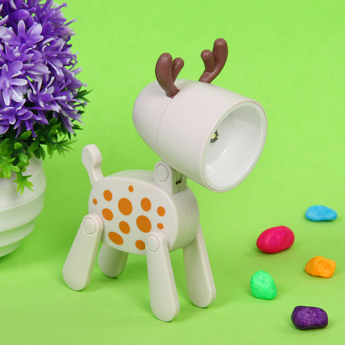 Настольная лампа Sweet - Жирафик LED 5,55,59,6 см, батарейки AG3 02W, Бежевый_4