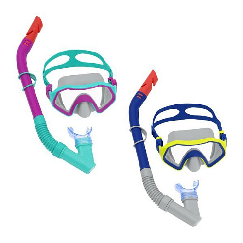 Набор для подводного плавания  от 7 лет Crusader Snorkel: маска, трубка Bestway (24025)