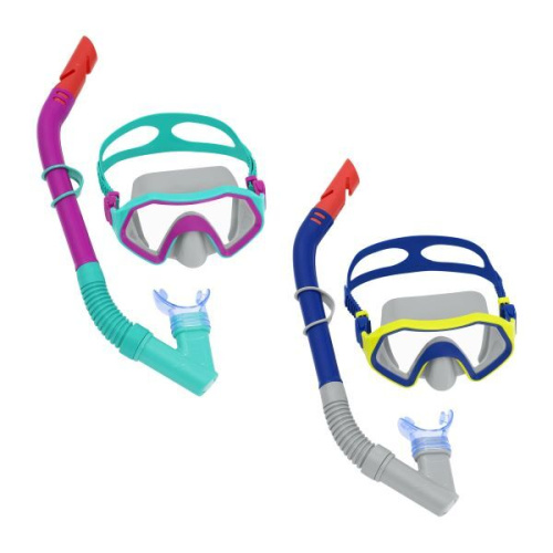 Набор для подводного плавания  от 7 лет Crusader Snorkel: маска, трубка Bestway (24025)