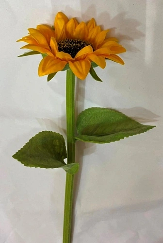 Цветок искусственный "Natur" 60см Подсолнух
