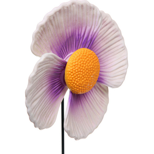 Фигура на спице Летний цветок 60 см (фигура 12 см) для отпугивания птиц, микс_5