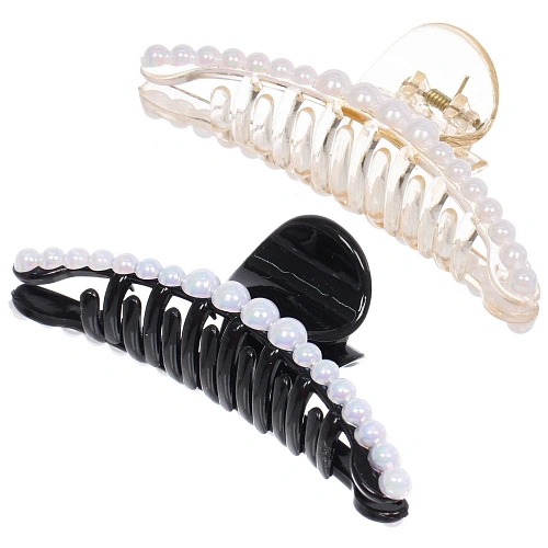 Заколка - краб для волос на блистере "ADORISTA", два цвета в ассортименте, 11см ●