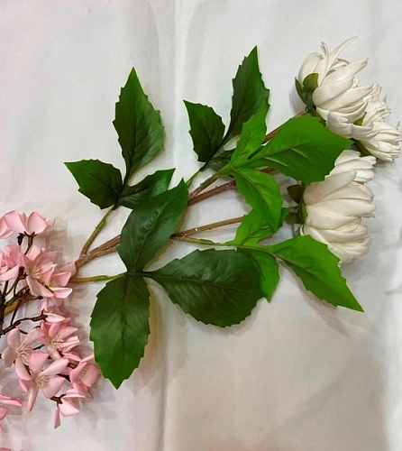 Цветок искусственный "Natur" 67см Пион розовый