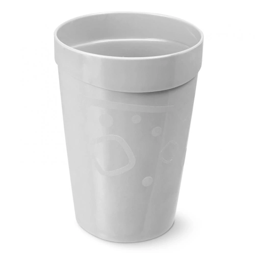 Стакан пластиковый 300мл "Люмици" светло-серый