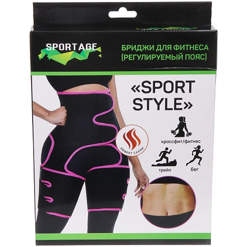 Бриджи для похудения Sport style, размер S, Черный_6