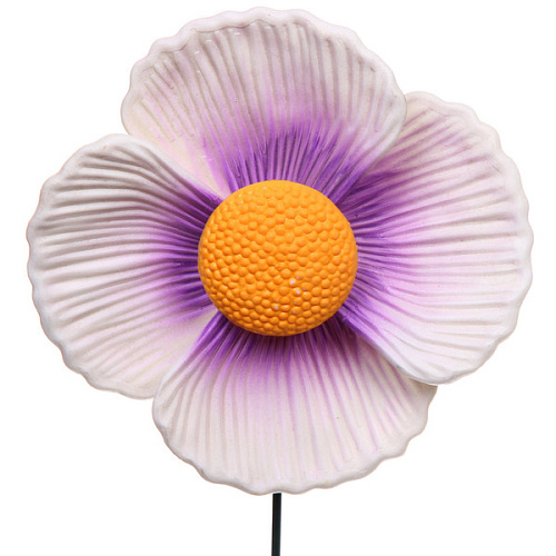 Фигура на спице Летний цветок 60 см (фигура 12 см) для отпугивания птиц, микс_4