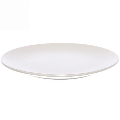 Тарелка керамическая 20см Матовая глазурь слоновая кость_9