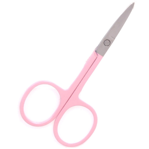 Ножницы маникюрные в пакете "Manicure set", классические, цвет розовый, 9см