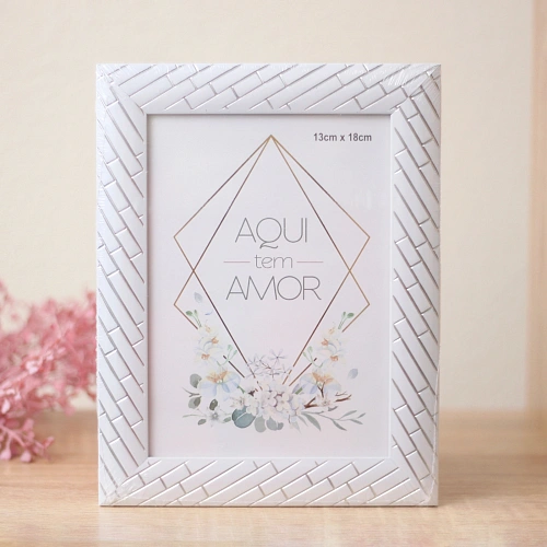 Фоторамка 13*18см "Флоренция" серый, пластик