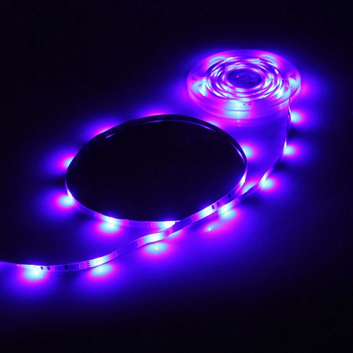 Лента светодиодная самоклейка 5м8мм, 300 ламп LED, 8 реж, с пультом, степень защиты IP64, RGB (арт542-132)_10