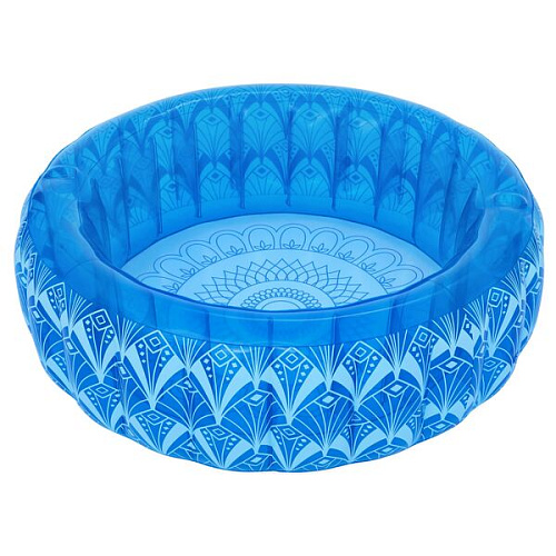 Бассейн надувной круглый 168*53 см Bohemian Blue Inflatable Bestway (54479)