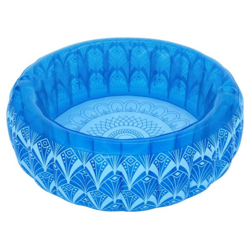 Бассейн надувной круглый 168*53 см Bohemian Blue Inflatable Bestway (54479)