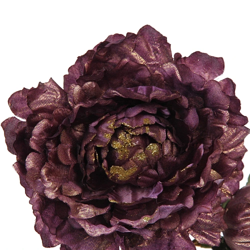 Искусственные цветы FLOWERS GLAMOUR 60см Пионы 2 цветка лиловые_4