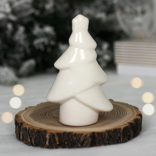 Украшение новогоднее GLOSS "Милая елочка" 7*10.5*3.5 см, Белый