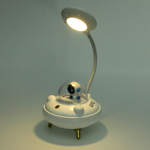 Настольная лампа Sweet - Полёт в космос LED 10,810,821,5 см, USB 37v 3w, Белый_4