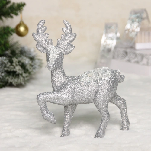 Фигурка новогодняя MAGIC "Стук копытц" 15*21*4 см, Серебро