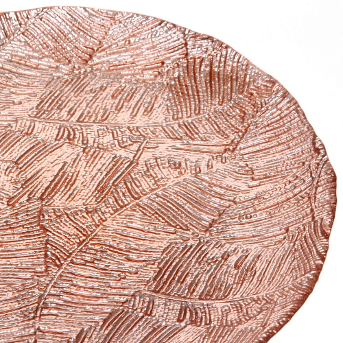 Тарелка 20см Ривьерарозовое золото_3