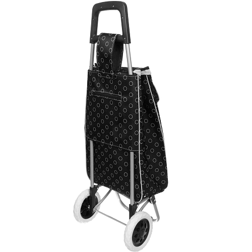 Тележка хозяйственная с сумкой (923327см, колеса 16см,грузоподъемность до 30 кг) черная DC308AG1_5