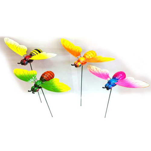 Фигура на спице Прекрасная бабочка 60 см (фигура 2313 см) для отпугивания птиц, микс_4