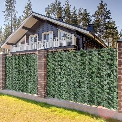 Искуственная изгородь Village 13 м, темная зелень_9