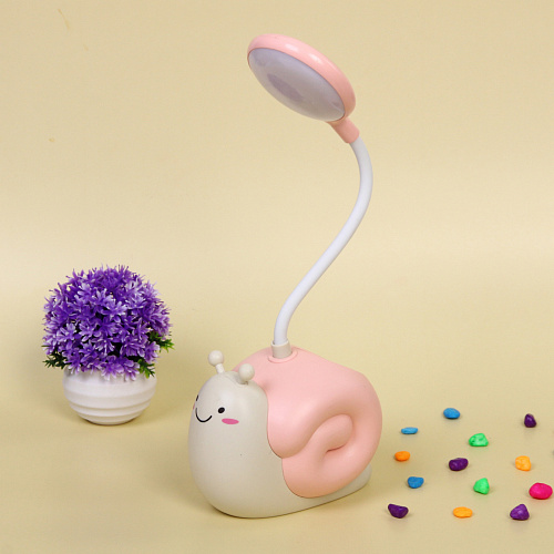 Настольная лампа Sweet - Snail LED, USB 06-42W 5V, Розовый_5