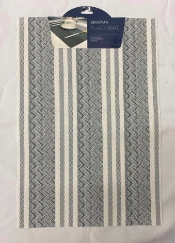 Салфетка на стол 30*45см "Жаклин" плетеная, серый