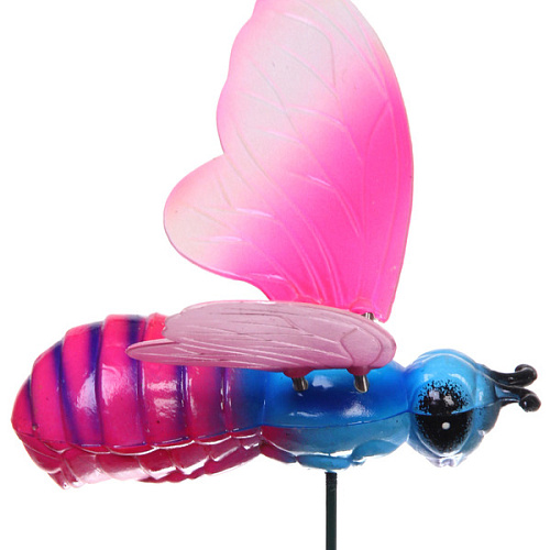 Фигура на спице Прекрасная бабочка 60 см (фигура 2313 см) для отпугивания птиц, микс_3