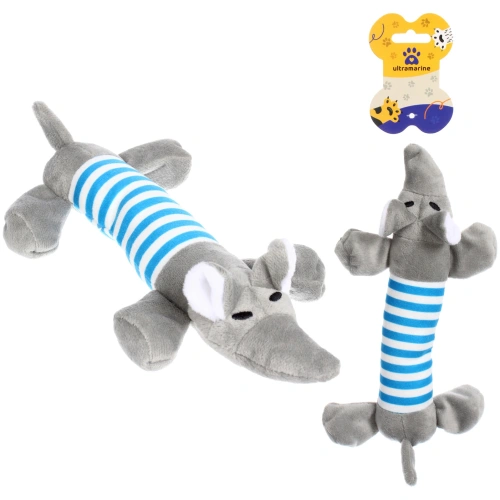 Игрушка для собак малых и средних пород "ЗООГРАД", с пищалкой, 23см (лейбл)✦