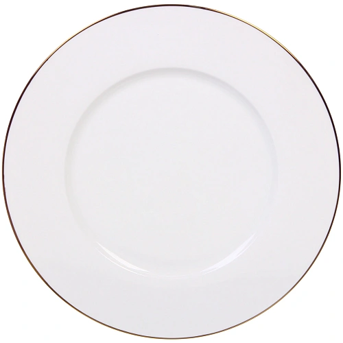 Тарелка фарфоровая White magic Gold 31см_3