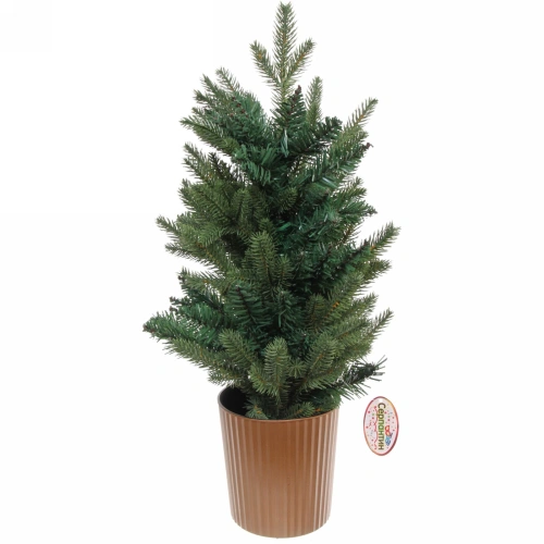 Ёлка в горшке "Очарование" 60 см, ПВХ+резина (80 веток) (SP2042-60)