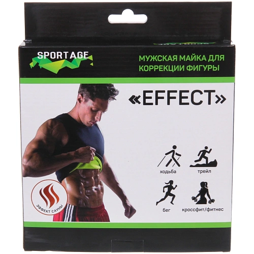 Майка для похудения Effect, размер S, Черный_15