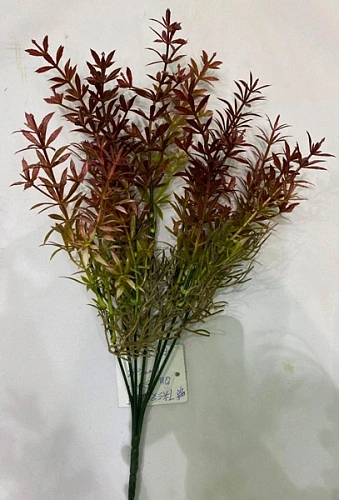 Искусственные цветы "Волшебство трав" 38см Аспарагус красный